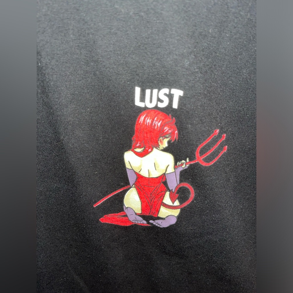 Broken Promises devil girl “Lust” tee